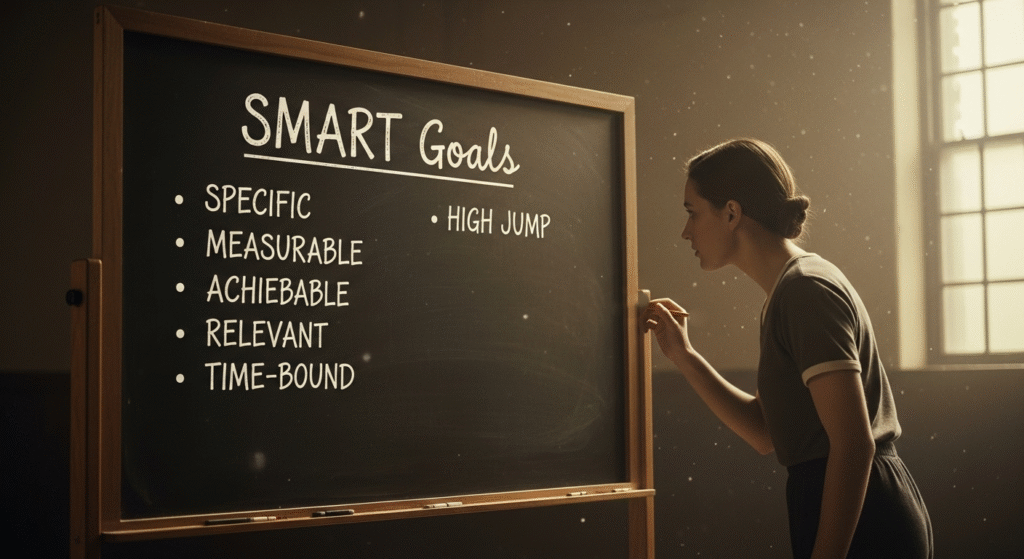 SMART goals for high jump
