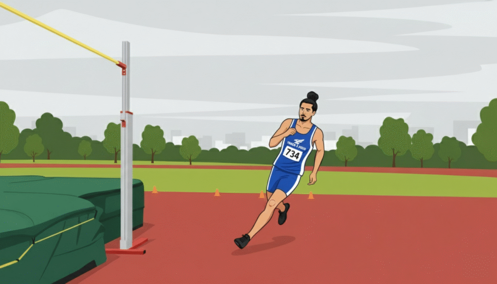 Mastering the High Jump Approach Run