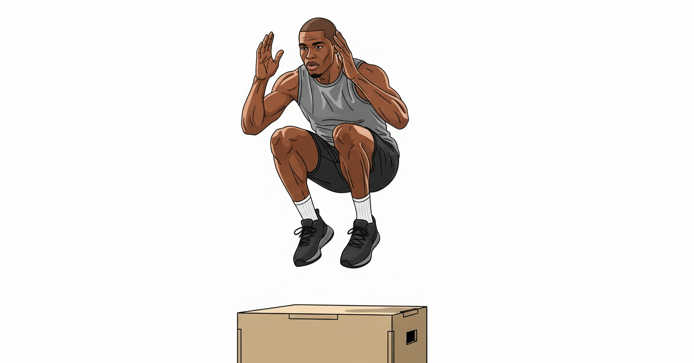High Jump Agility Drills: Box jumps