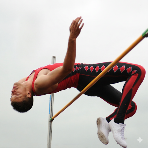 male high jump outdoor track weather