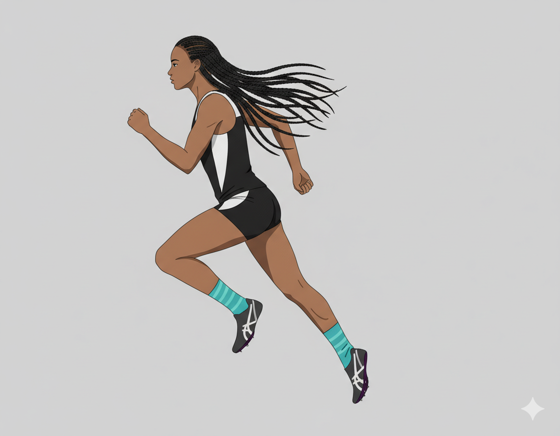 Mastering the High Jump Approach Run: start run