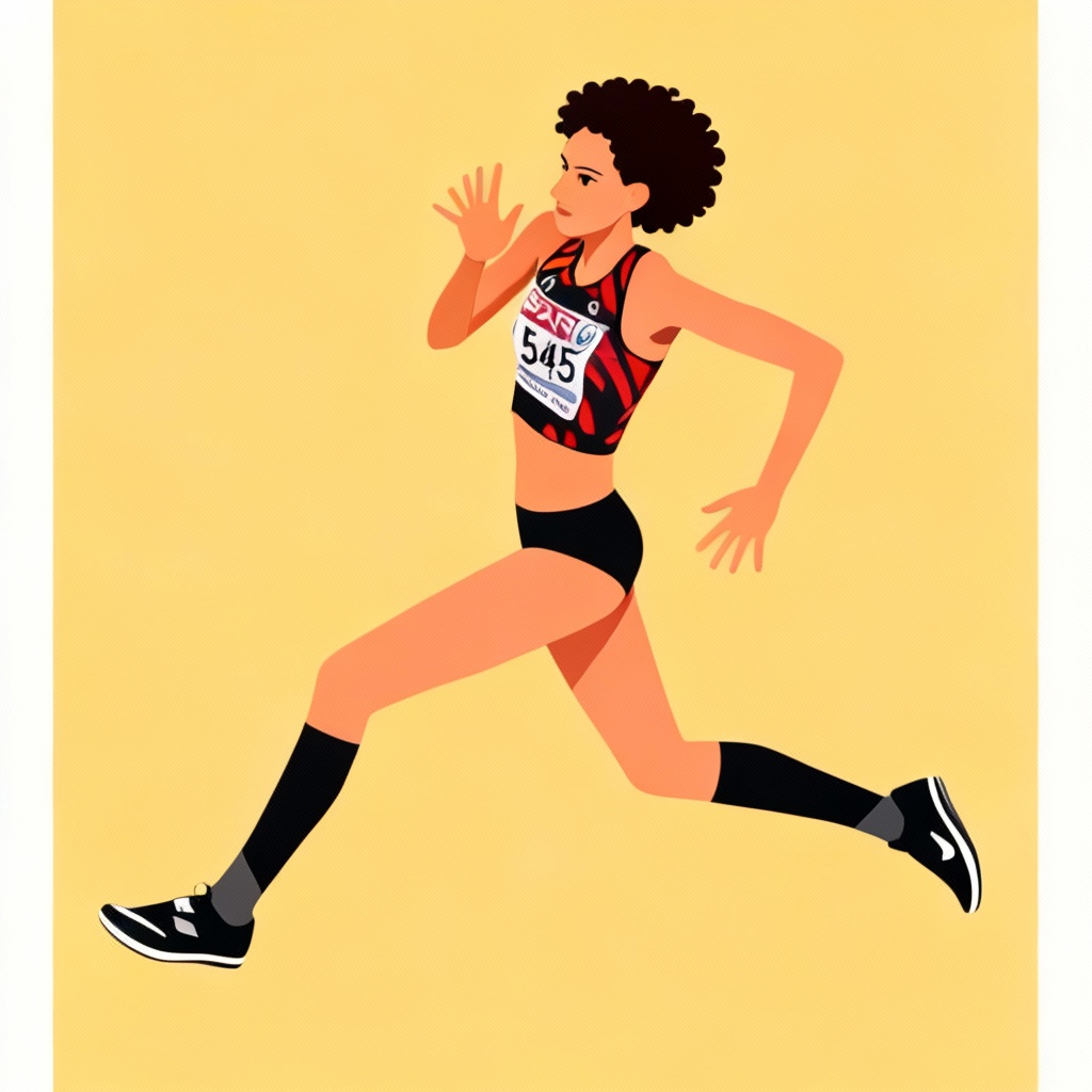 Mastering the High Jump Approach Run: Full Speed
