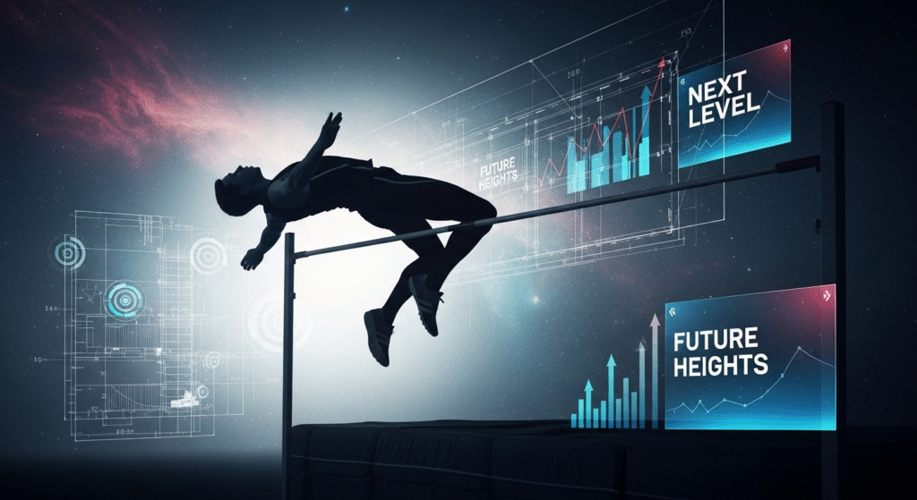 High Jump Training Recap: high jumper illustration